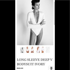 Eterne thing bodysuit white size XS